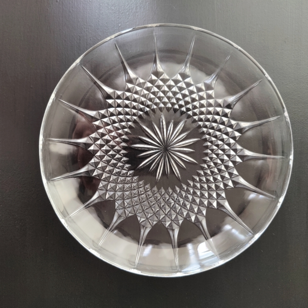 Vintage 1978 | Longchamps Cristal D'Arques 7 1/4 Inch Snack Plate 🍽️ | Rare!